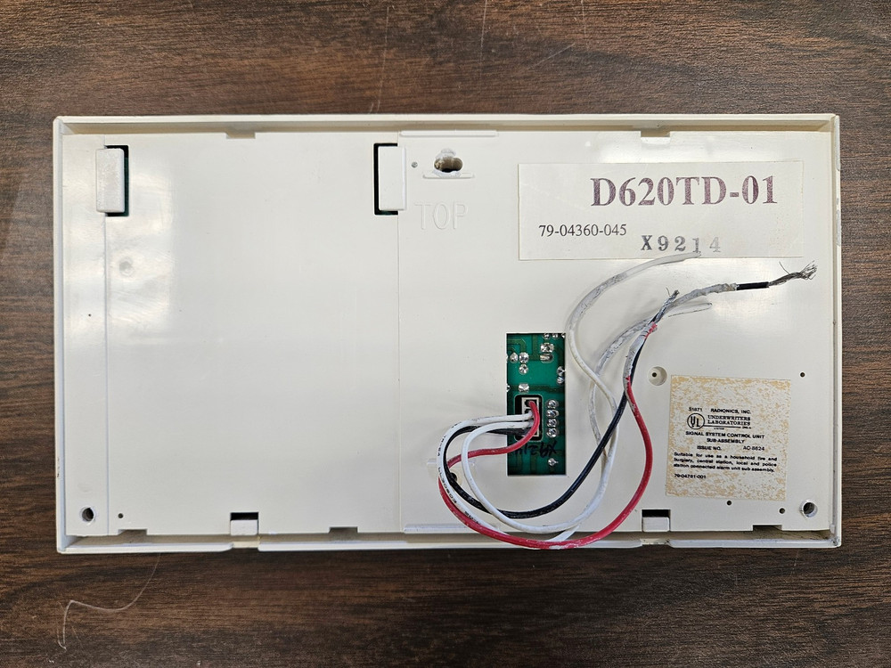 Radionics / Bosch D620TD-01 Alpha Numeric Command Center Keypad