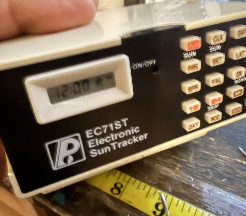 Electronic Sun Tracker EC71ST-Timer Working