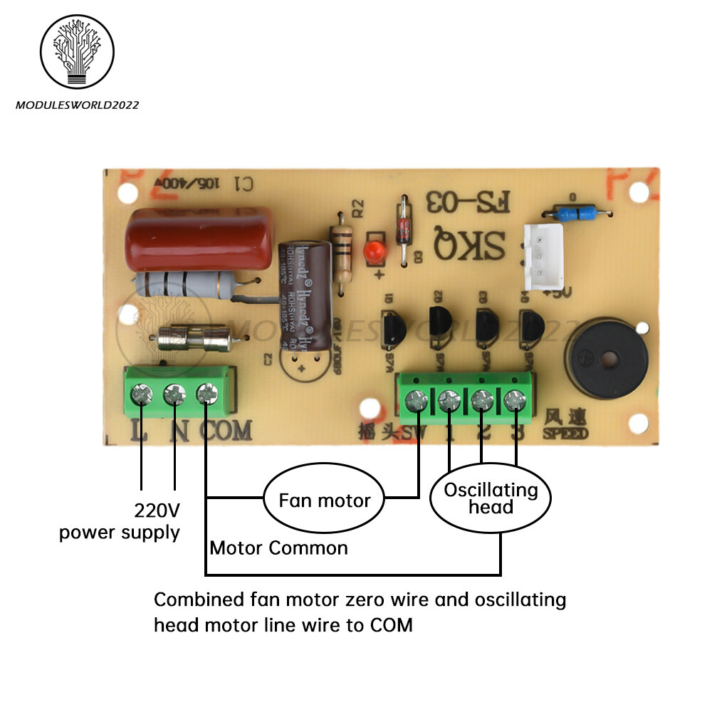 Universal Fan Remote Control Modified Board Circuit Board Control Board Repair