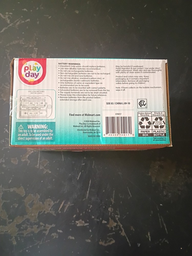 Strawberry Bubble Blower Includes Strawberry Scented Bubble Solution