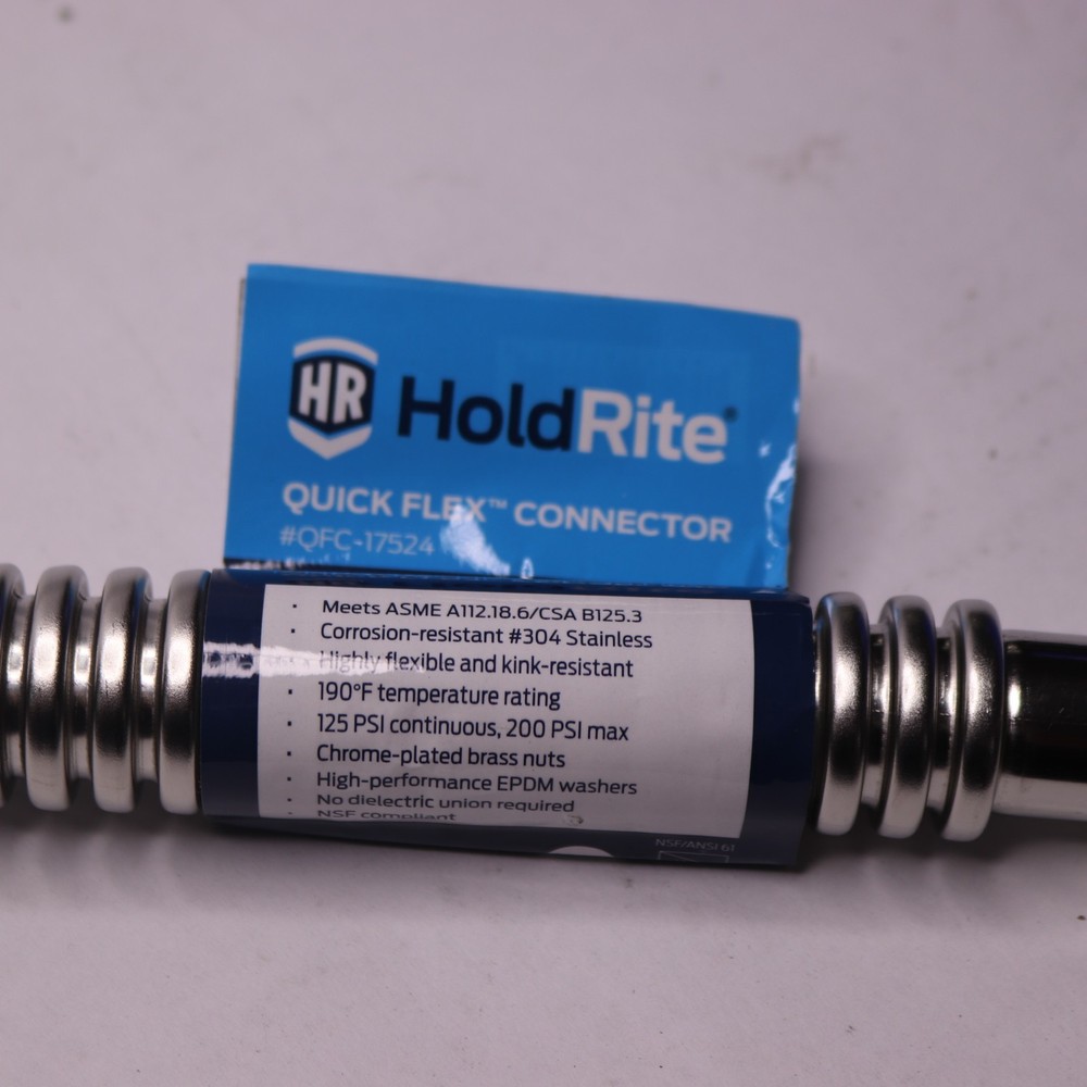 Holdrite  Water Heater Connectors Corrugated Stainless Steel 1 x 3/4 x 24