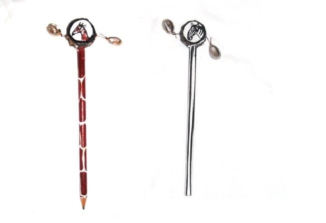 African Tic Tac Drum Pencil