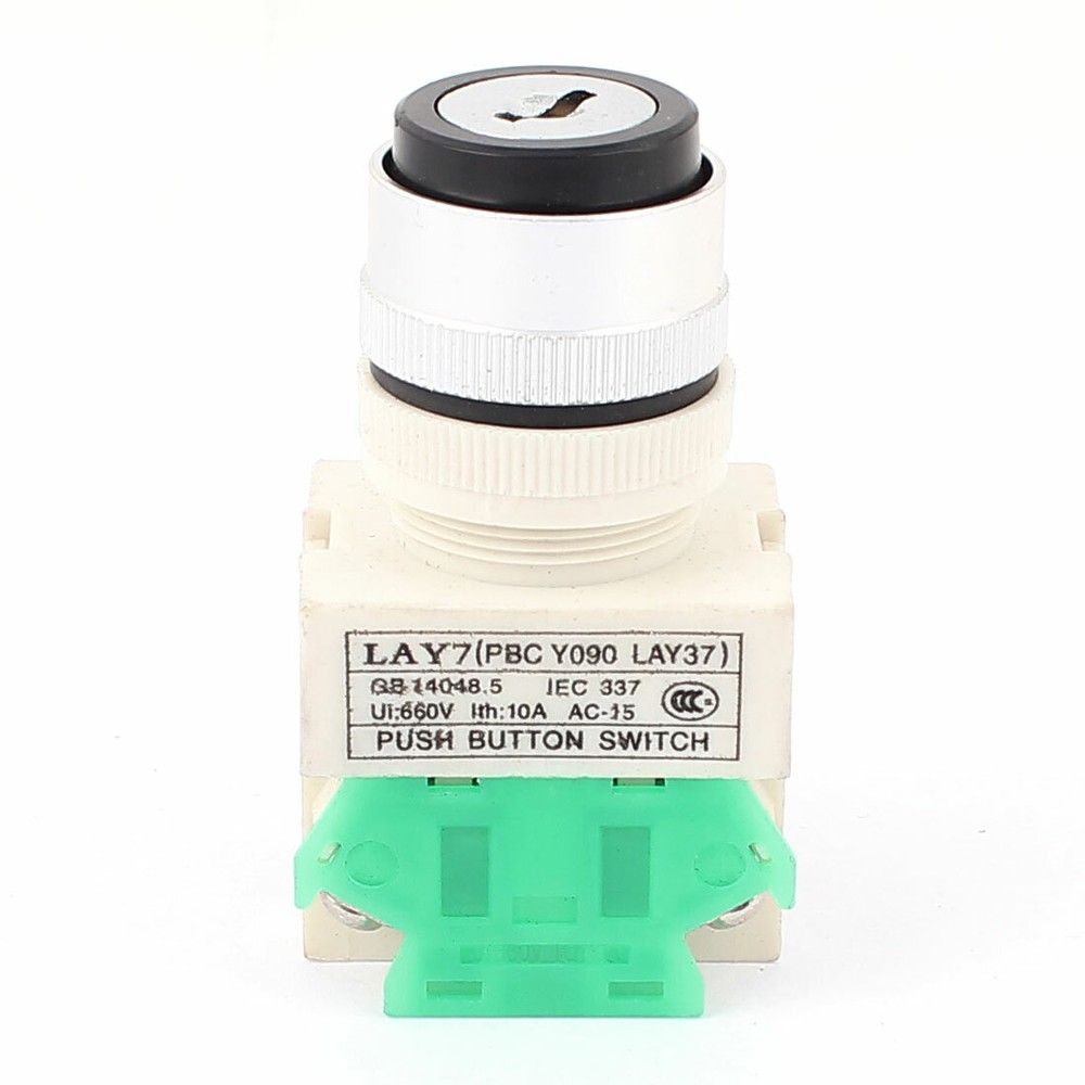 NO/NC Type ON-OFF 2 Position Security Key Lock Rotary Switch