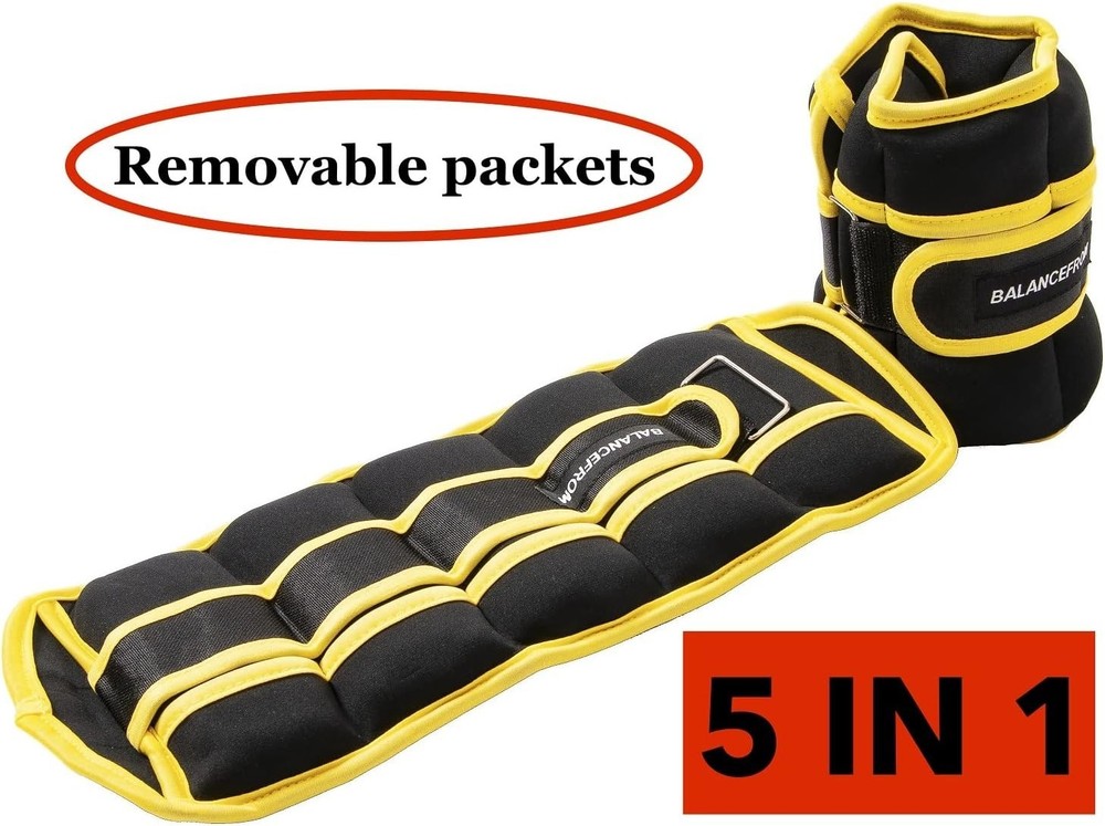 Versatile Adjustable Weights Set (1-20LBS) for Arms, Legs, and Core Training
