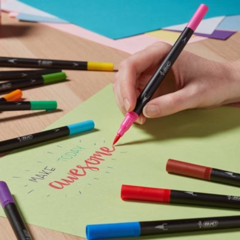 BIC 12ct Water Based Markers Intensity Dual Tip