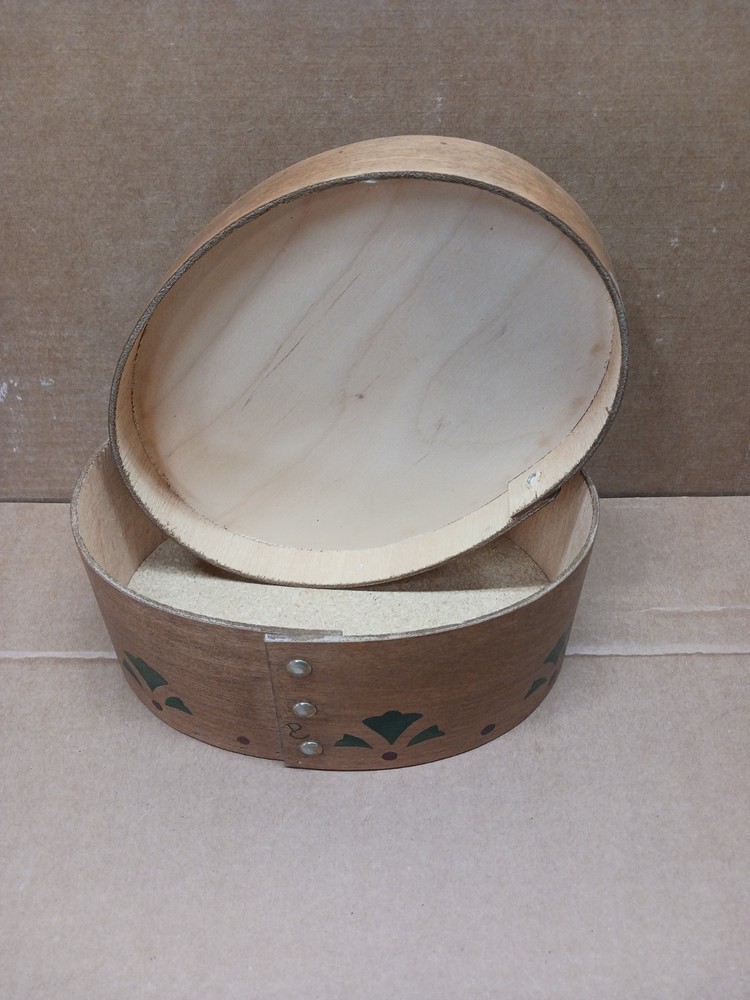 vintage shaker wood sewing box