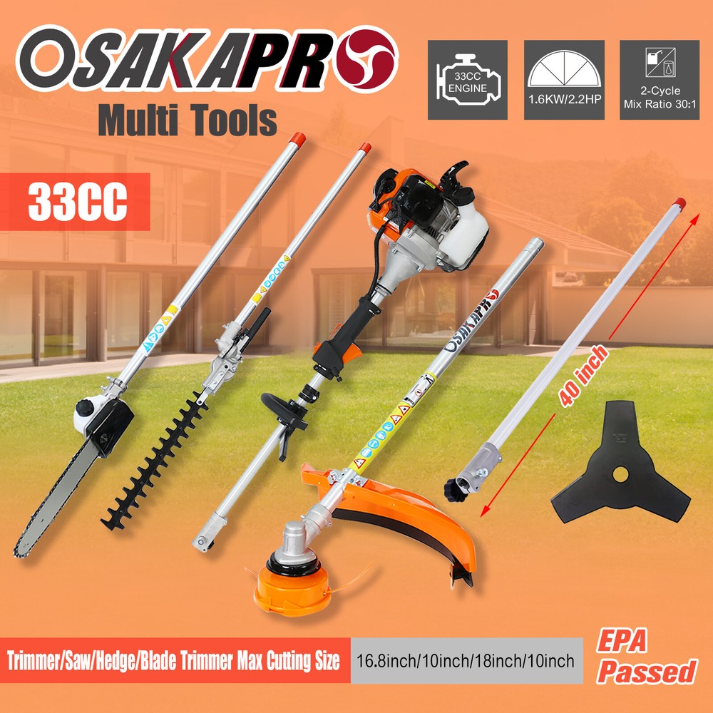 5 in 1 Multi Functional Trimming Tools Hedge Trimmer String Trimmer Brush Cutter