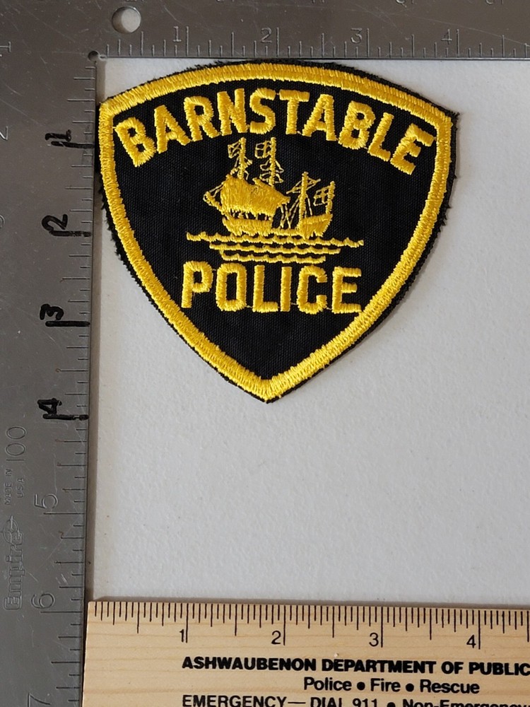 Qb5 Police patch Massachusetts Barnstable