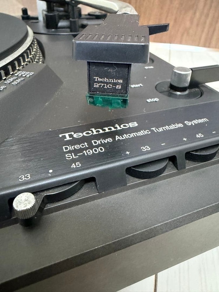 Technics Sl-1900 Turntable Direct Drive DD Automatic System Record player Black