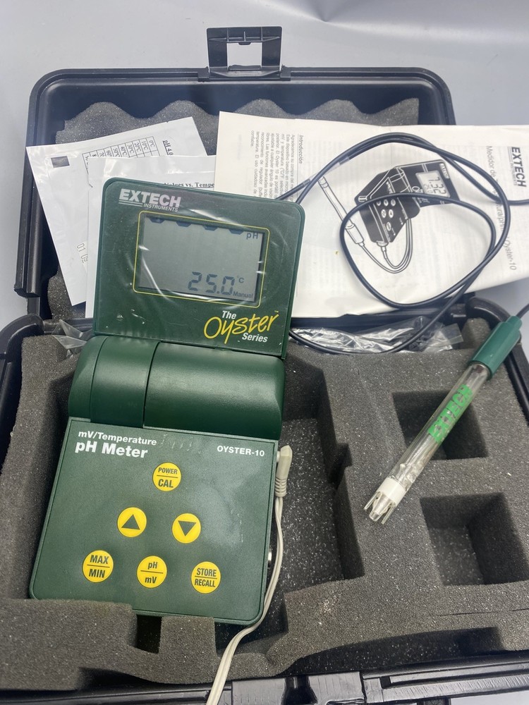 THE OYSTER 10 SERIES pH/mV EXTECH INSTRUMENTS TEMPERATURE METER**Pre-Owned**