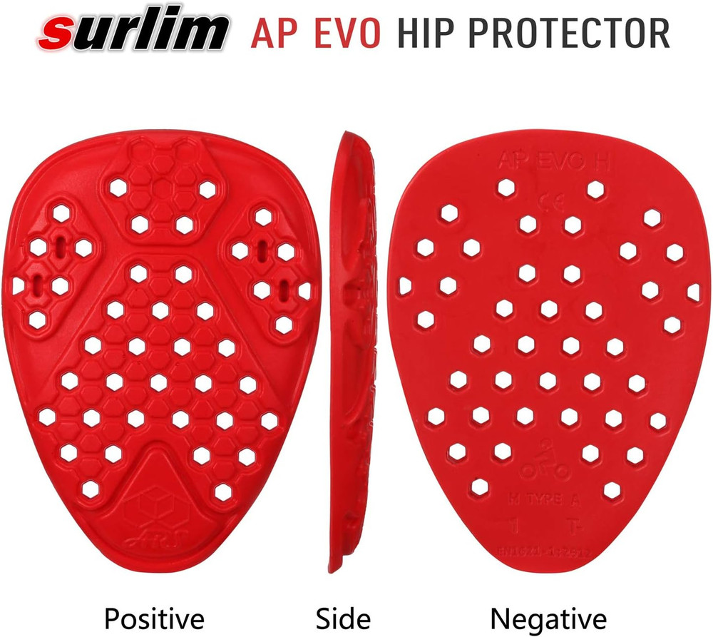 Hip Protector CE Insert Armor Motorcycle Pants Replacement Pads Pair
