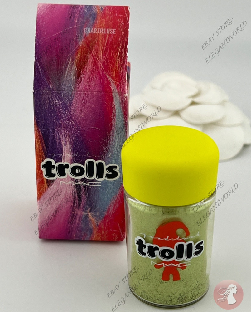 MAC Trolls Pigment CHARTREUSE, New In Box 100% AUTHENTIC