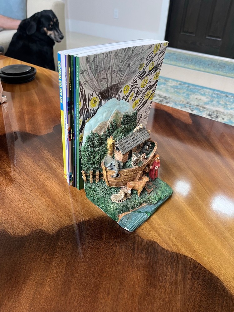 Decorative Noah’s Ark Bookend – Resin
