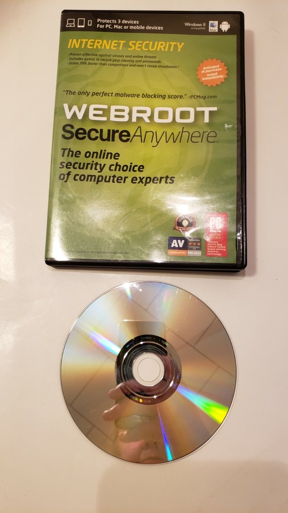 Webroot for PC, Mac or Mobile Device -Secure Anywhere Internet Security Software
