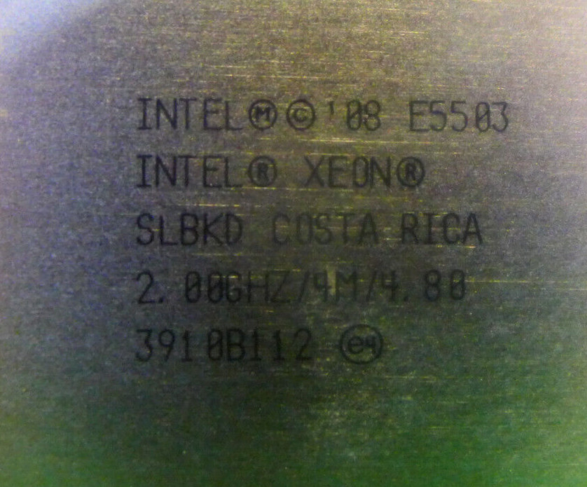 GENUINE Intel Xeon E5503 2.0GHz Dual Core CPU Processor SLBKD