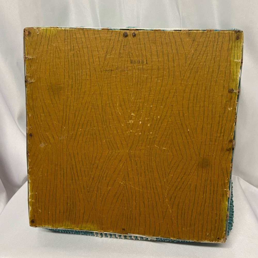 Vintage Dritz Wicker Wood Sewing Basket w/Handle