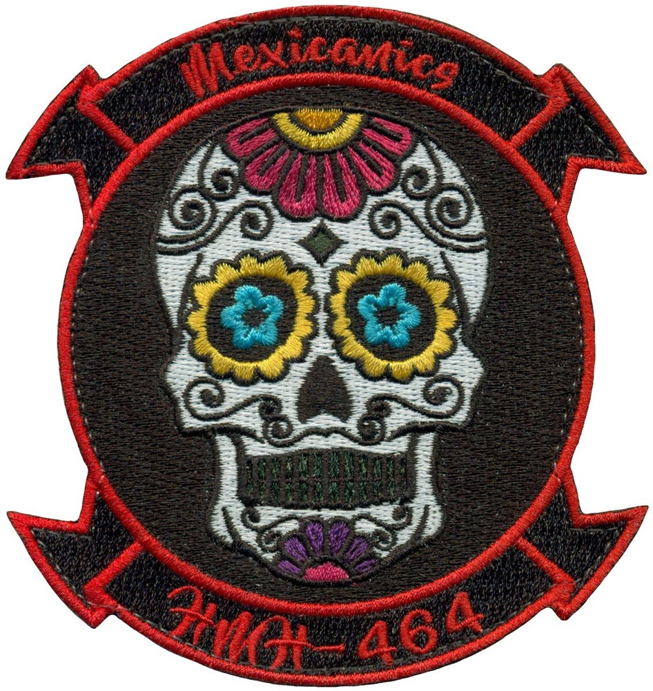 USMC MARINE HEAVY HELECOPTER SQUADRON 464 (HMH-464) – MEXICANICS PATCH