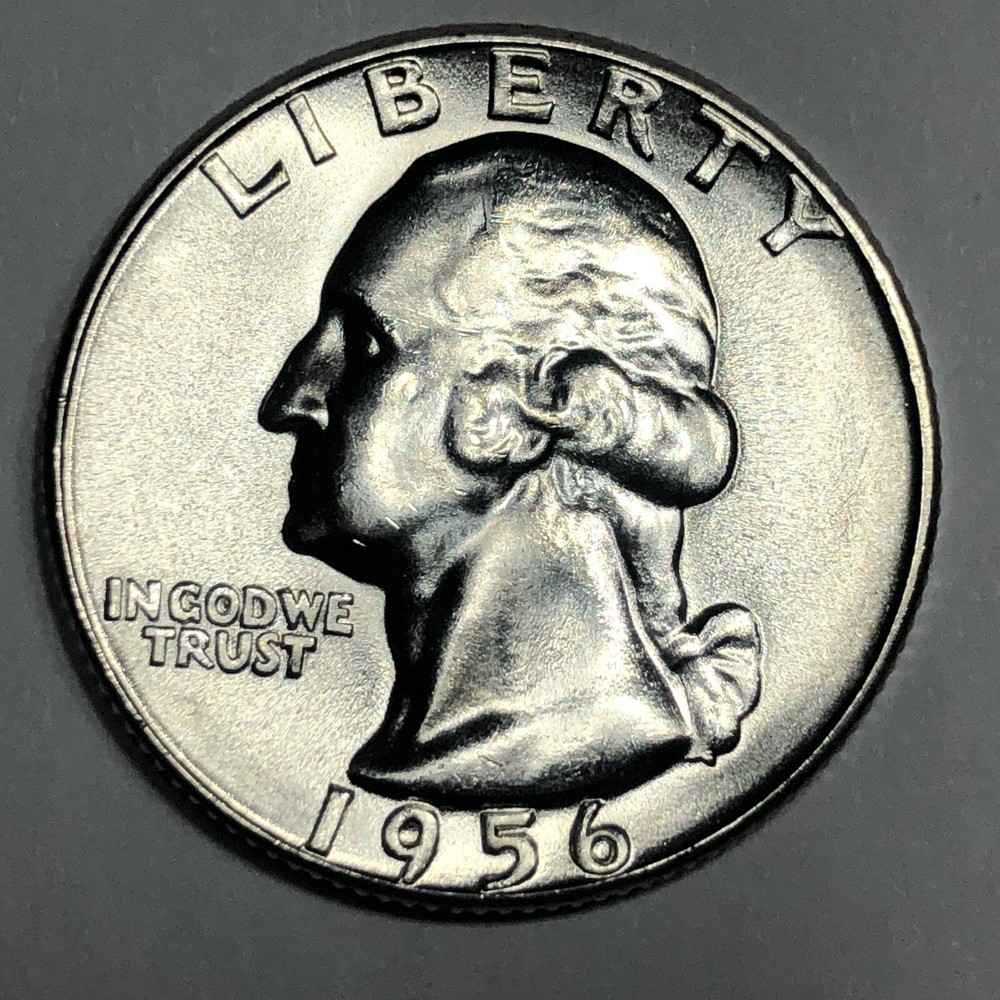 1956  Uncirculated Washington Silver Quarter #12004