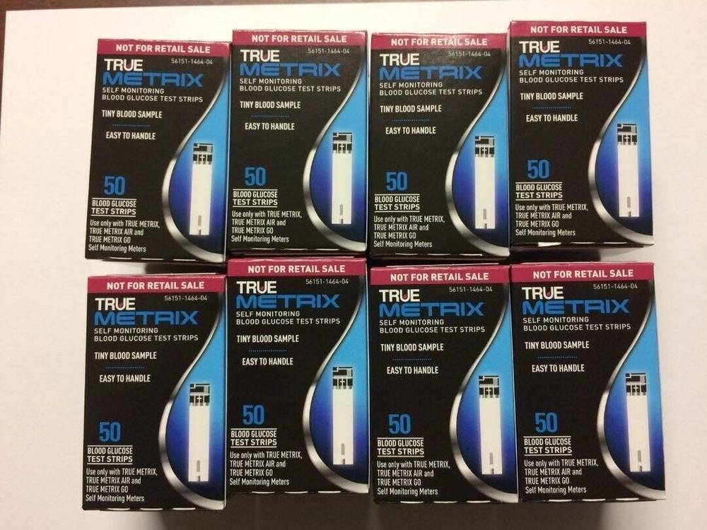 TRUE Metrix Blood Glucose 1200 Test Strips Exp 8/05/2026
