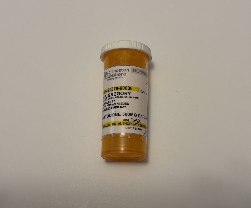 Dr. Gregory House Vicodin Bottle - Authentic w/COA