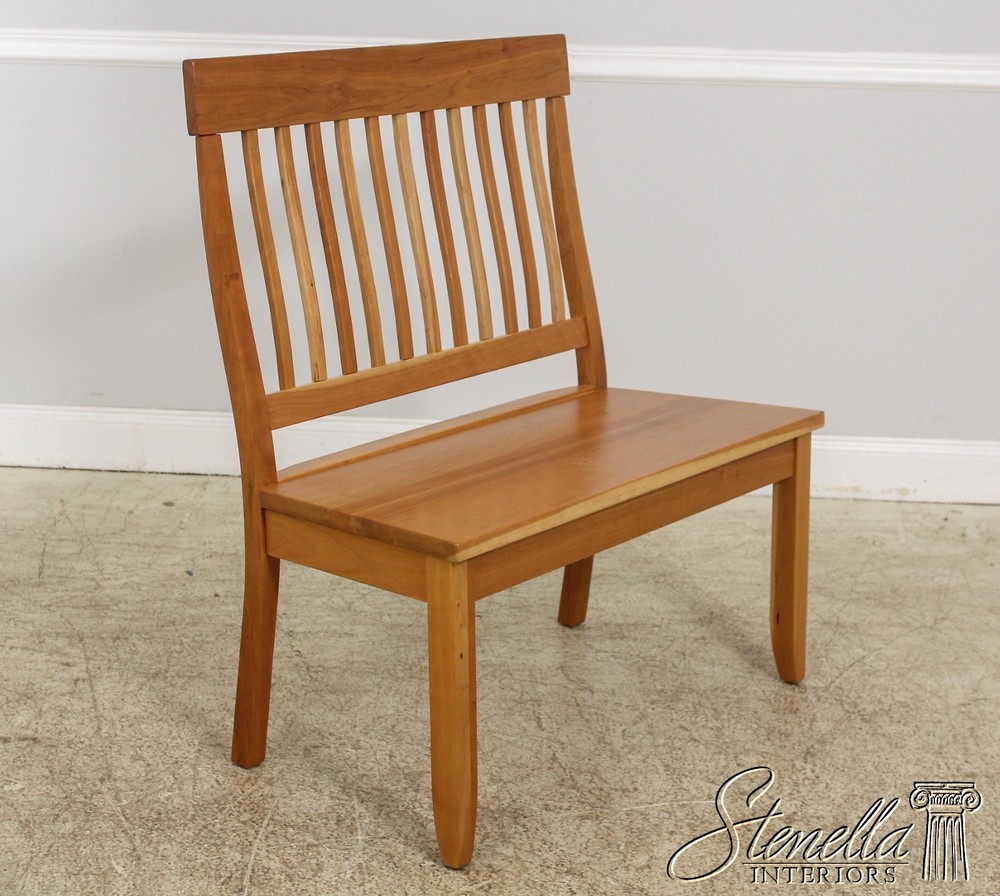 F56335: Country Design Solid Cherry Bench Or Settee