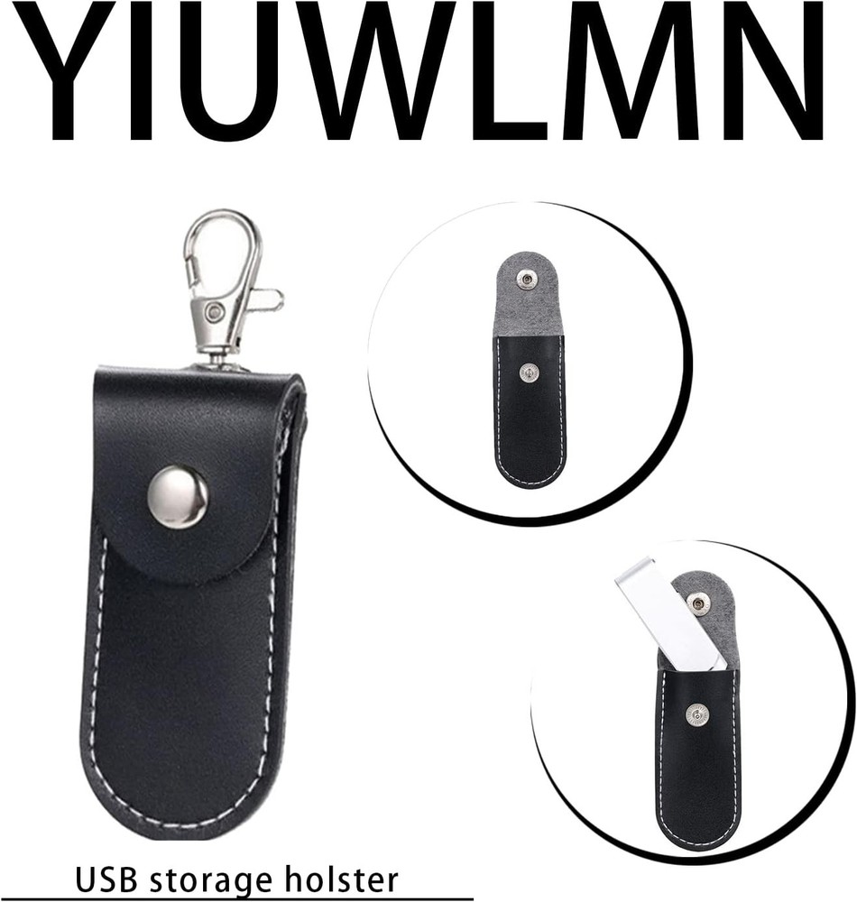 3Pcs Usb stick holder memory stick case Flash Drive Case USB Storage Case Black