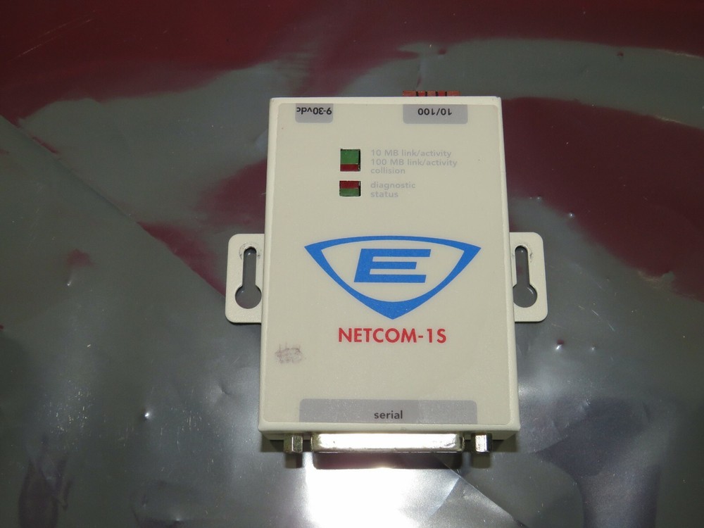 EST EDWARDS NETCOM-1S ETHERNET DEVICE SERVER NETWORK INTERFACE