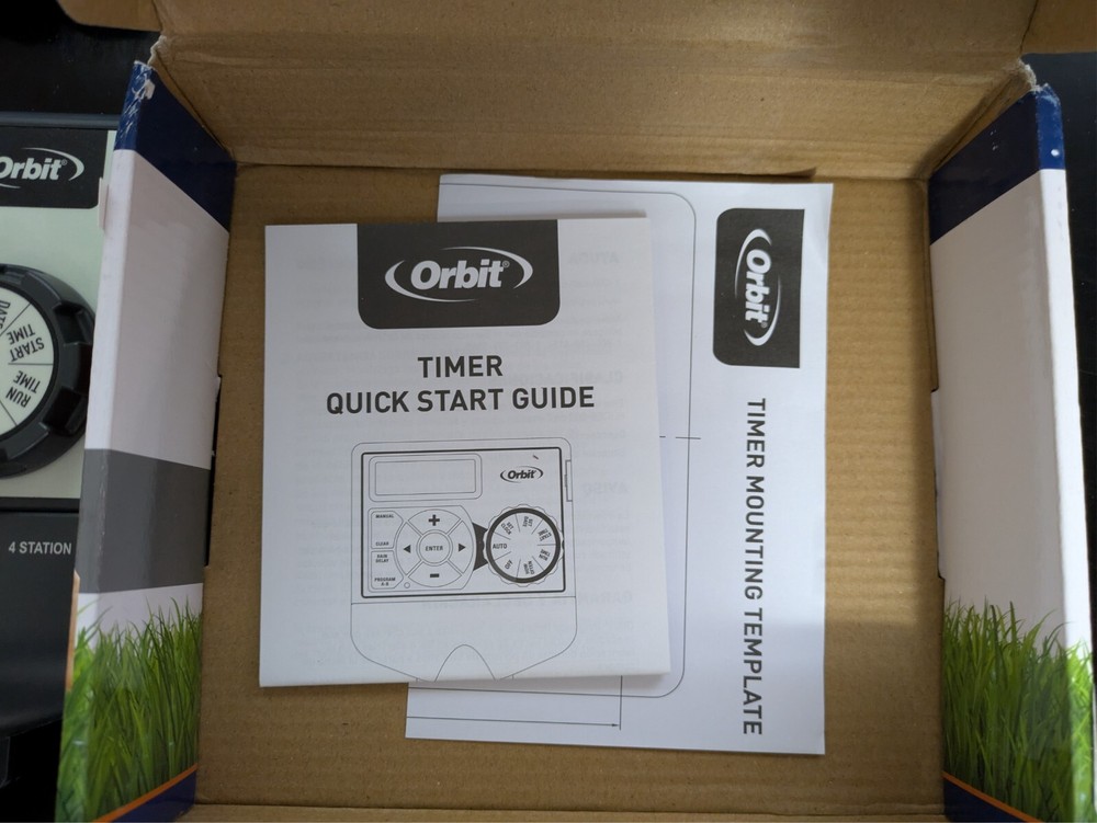 Orbit 28964 4 Station 2 Program Indoor Easy Dial Sprinkler Timer