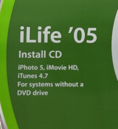 Apple iLife '05 Install DVD And Install CD