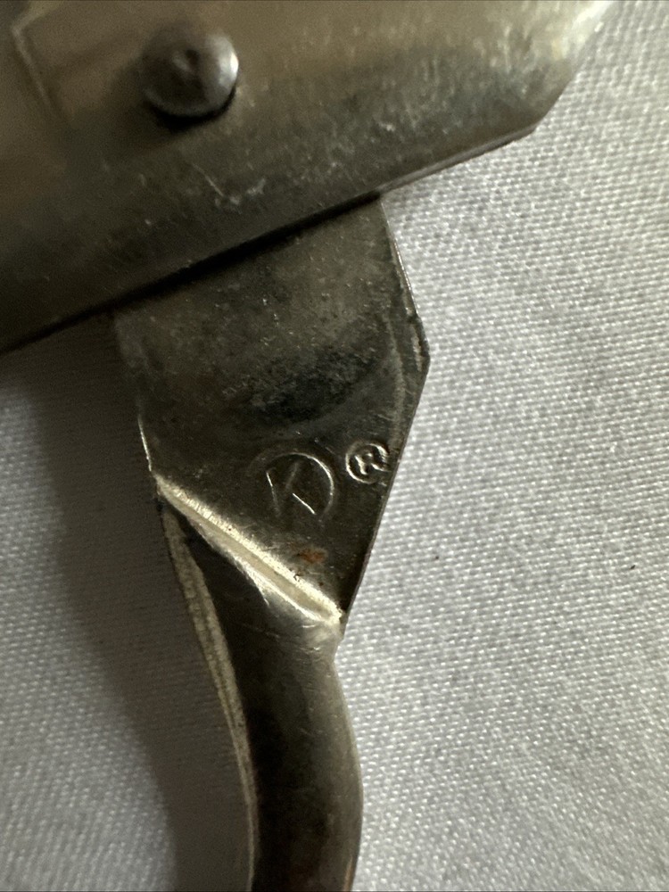 Vintage Children Scissors Stainless Signed K