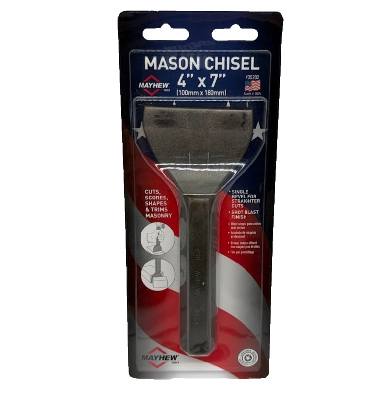 Mayhew 4 in. x 7 in. Brick Set Chisel