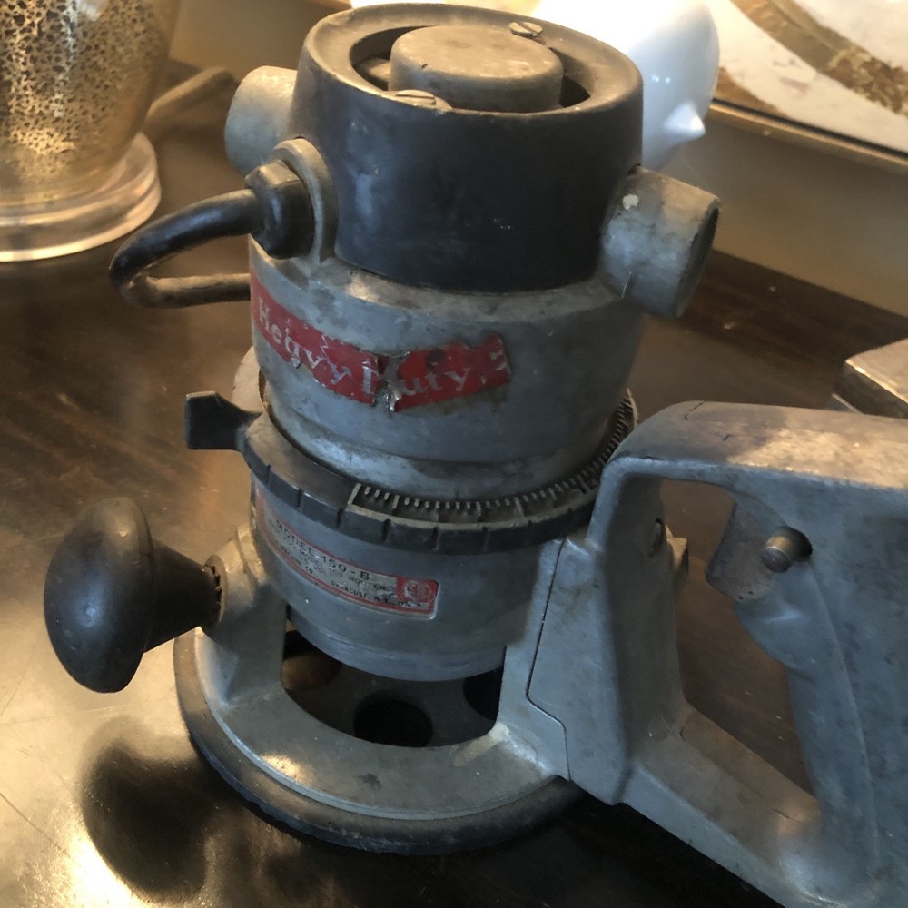 Vintage Porter Cable Router Model 150-M Motor with Base Tested working