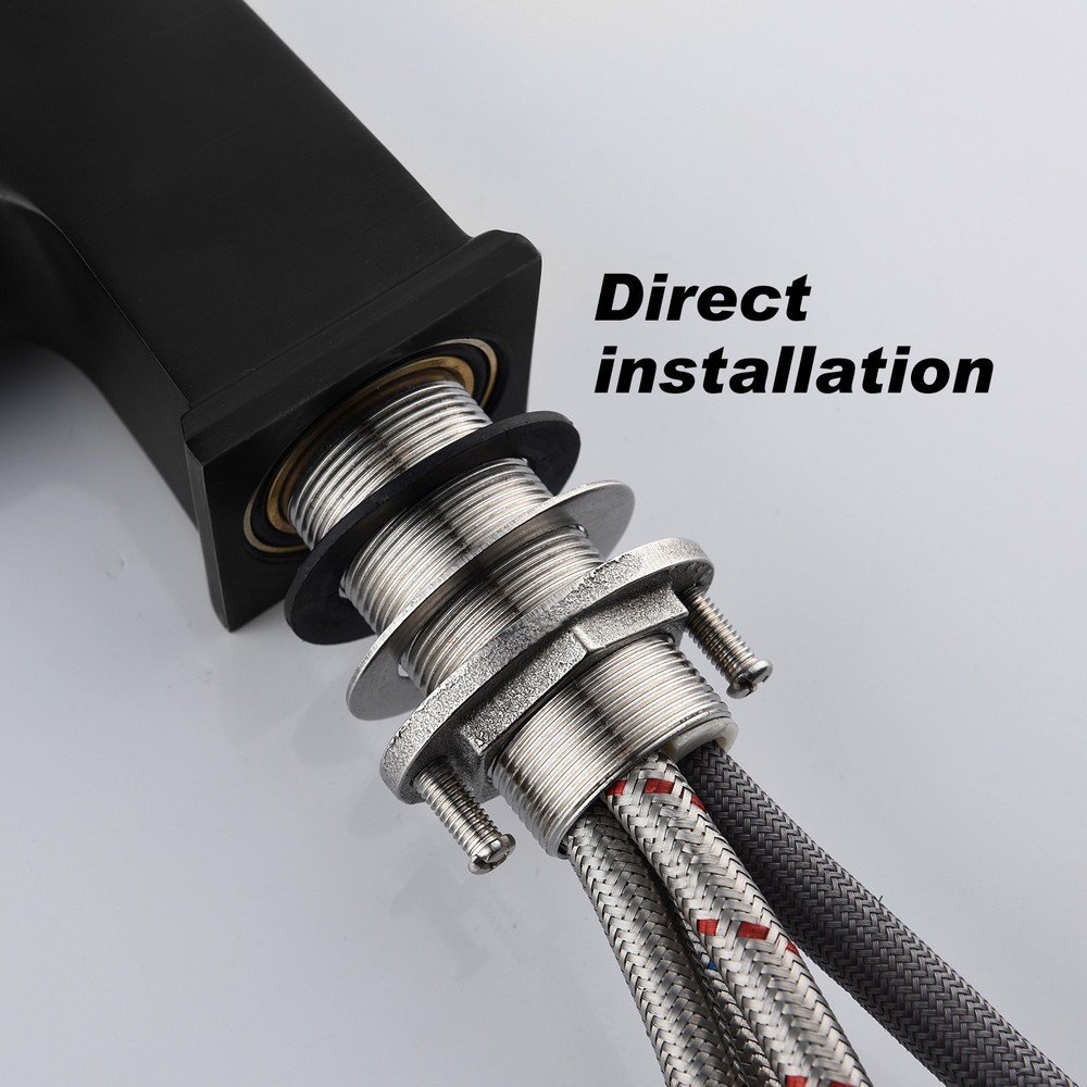 Pull-Out Spray Kitchen Faucet, High-Arc Single Handle 360° Swivel