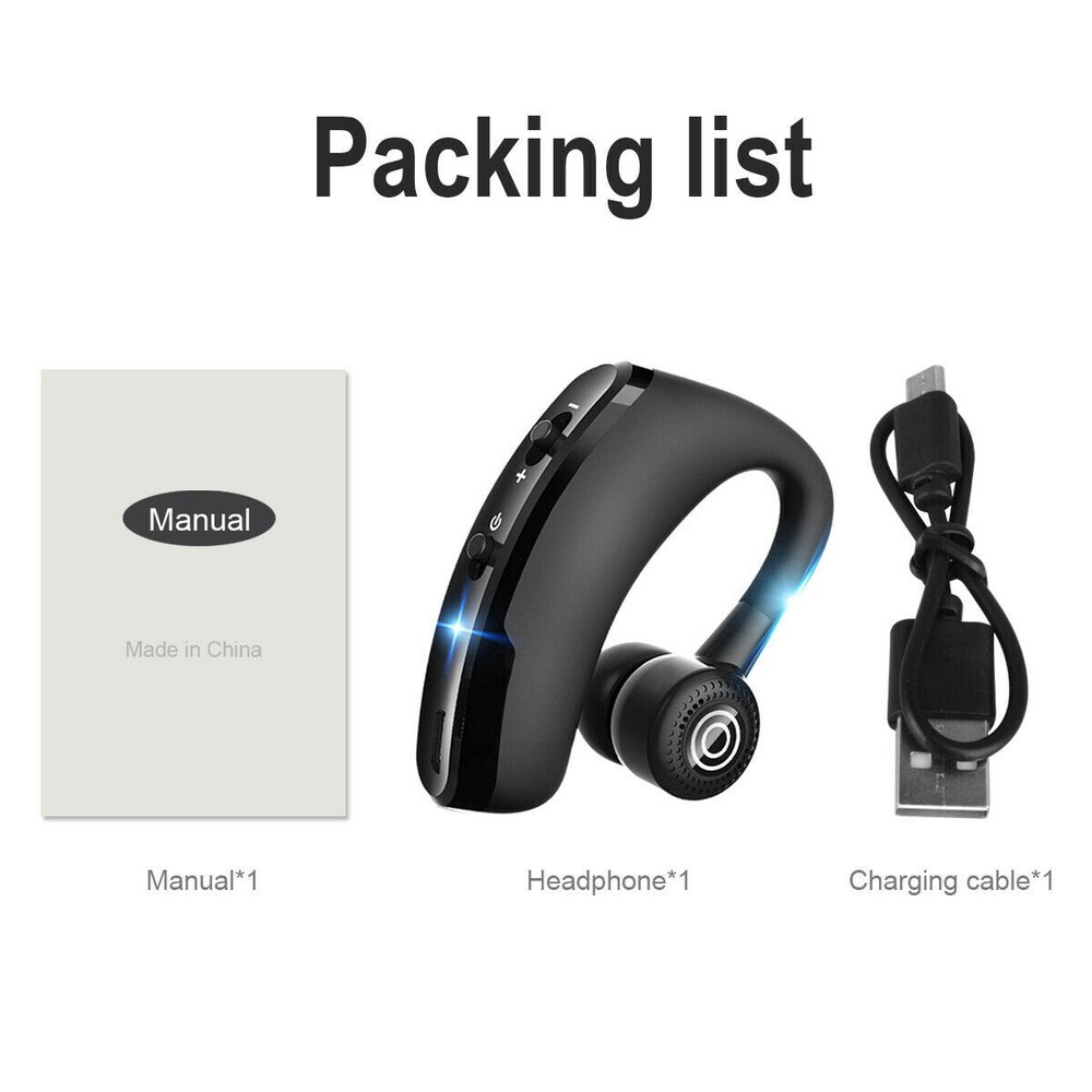 Wireless Headphones In-Ear Headset Wireless Charging Case