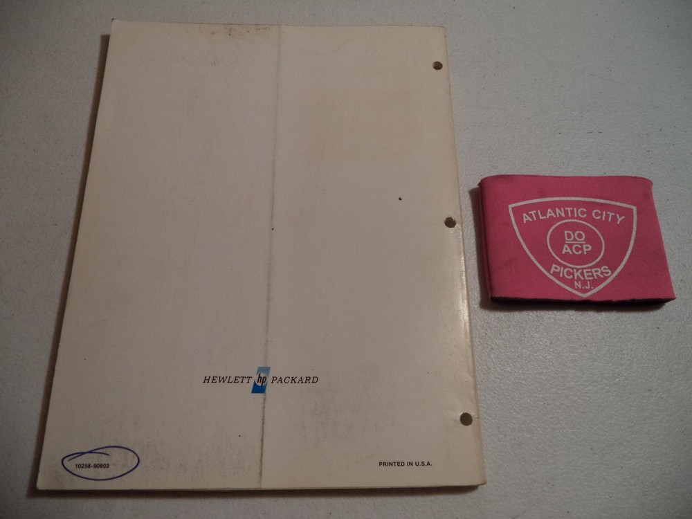 HP 1611A OPT A80 (10258B) FOR A80 MICROPROCESSOR OPERATING & SERVICE MAN SUPPLEM