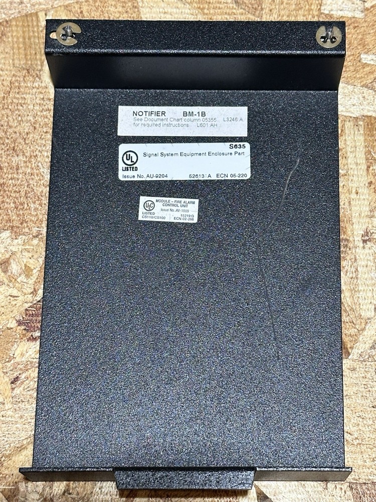 NOTIFIER BM-1B DRESS PANEL - PRE-OWNED