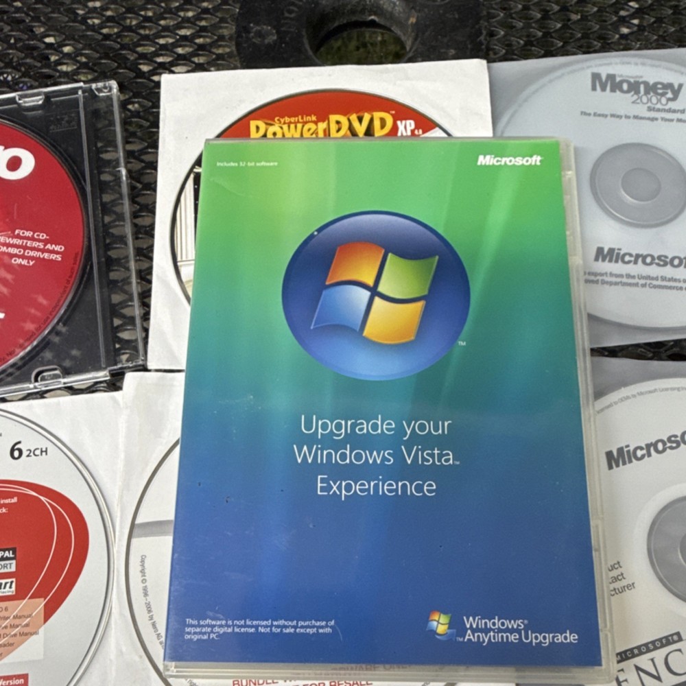 Microsoft Windows Vista Upgrade CD Operating System Software English Format: CD