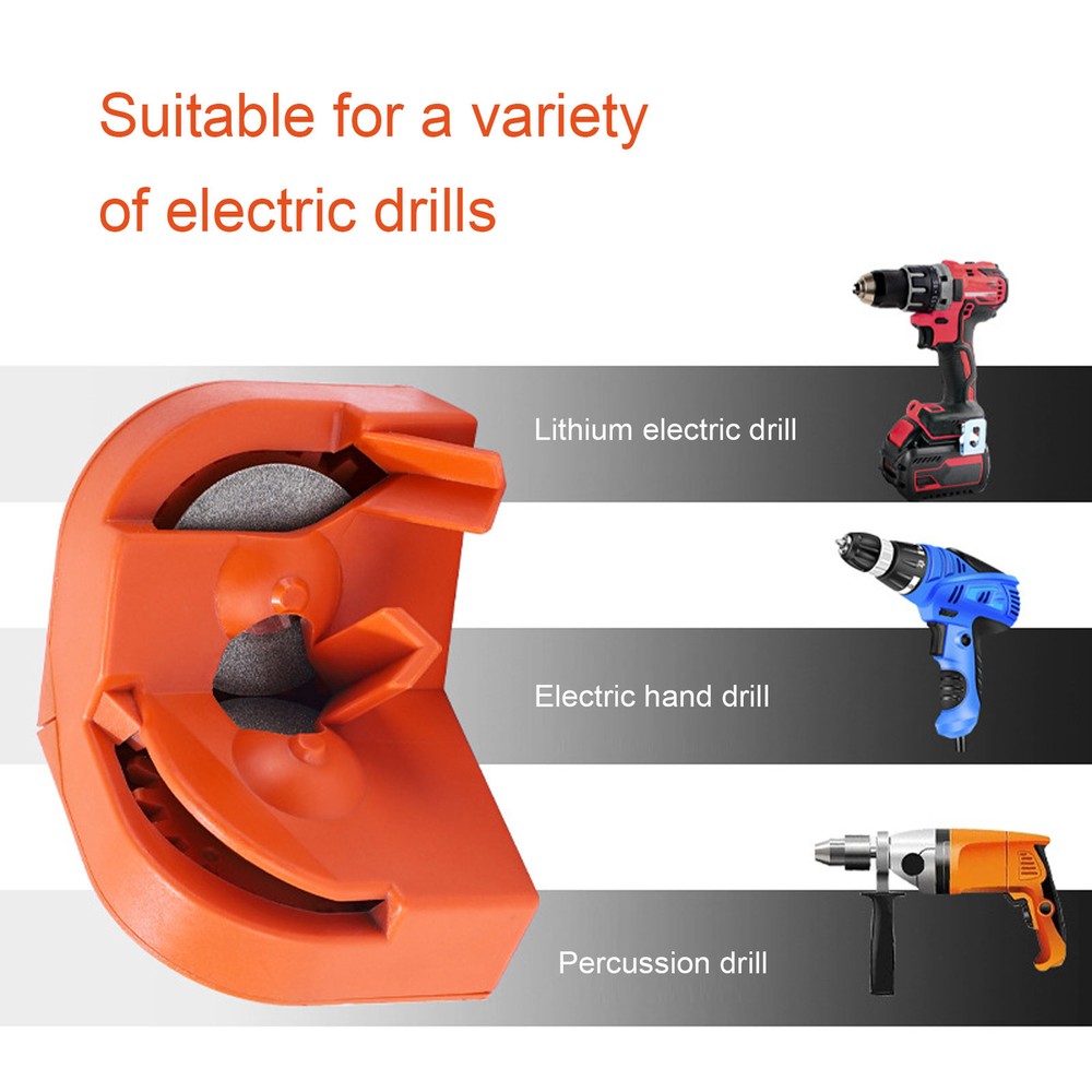 Multipurpose Drill Bit Grinding Sharpener Portable Sharpening Tool♡