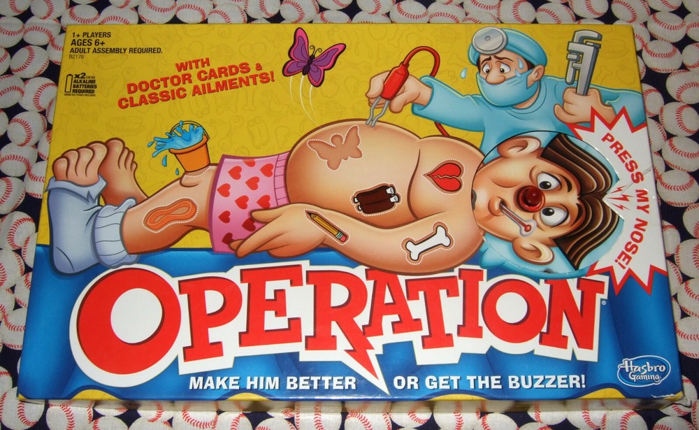 Operation Game Replacement Parts & Pieces 2015 Hasbro