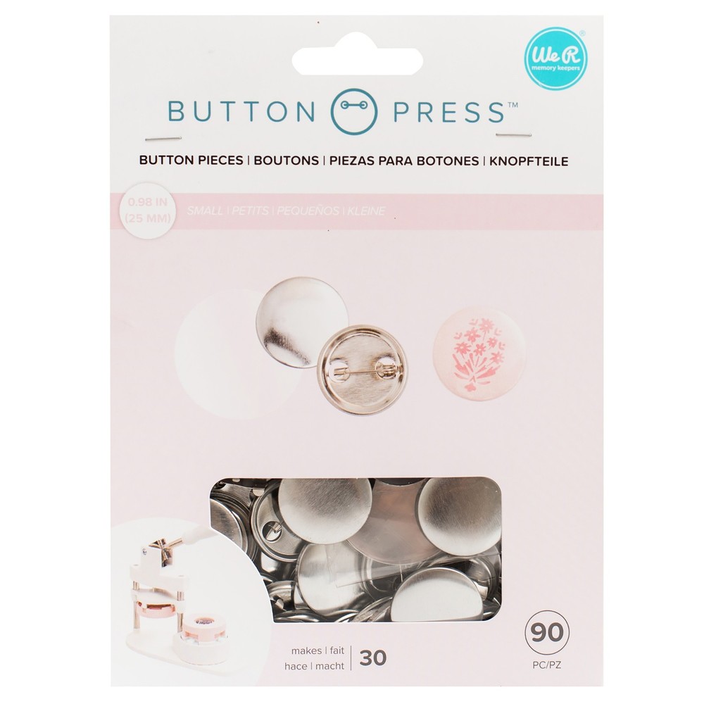 We R Button Press Refill Pack 30/Pkg-Small (25mm)