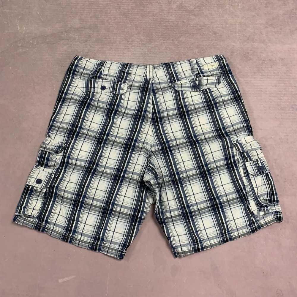 Lee Shorts Cheched Patterned Cargo Shorts Men's 42