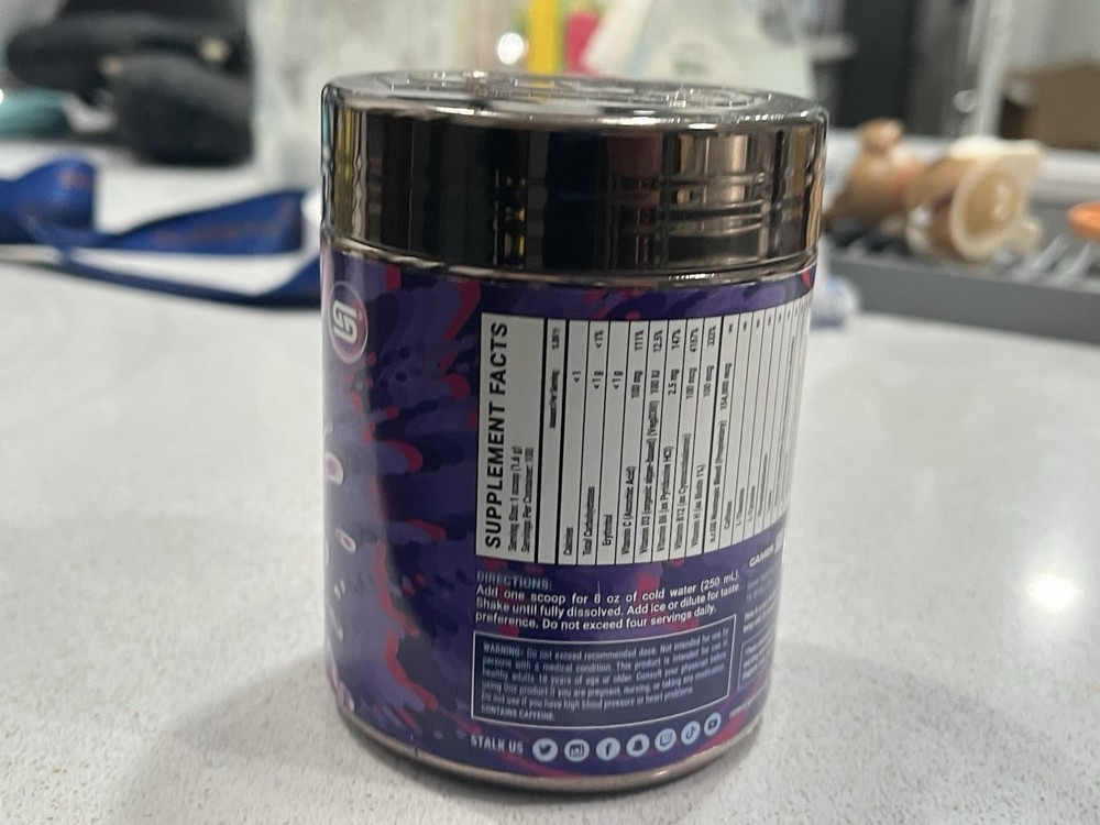 Gamersupps Lean Original Packaging OPENED and EMPTY