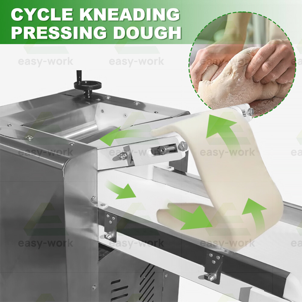 Automatic Electric Dough Pressing Circulating Sheeter Roller Dough Press Machine