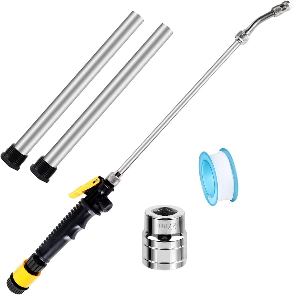 A-Silver - 2pcs Anode Rod & 1pc Flush Wand Socket Seal Tape