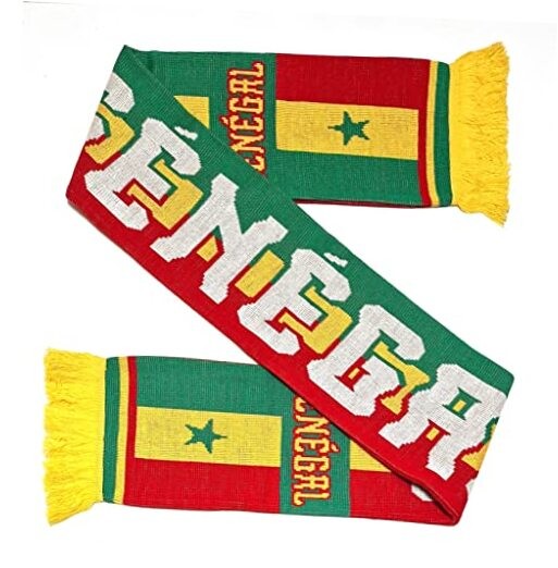 Senegal Soccer Knit Scarf