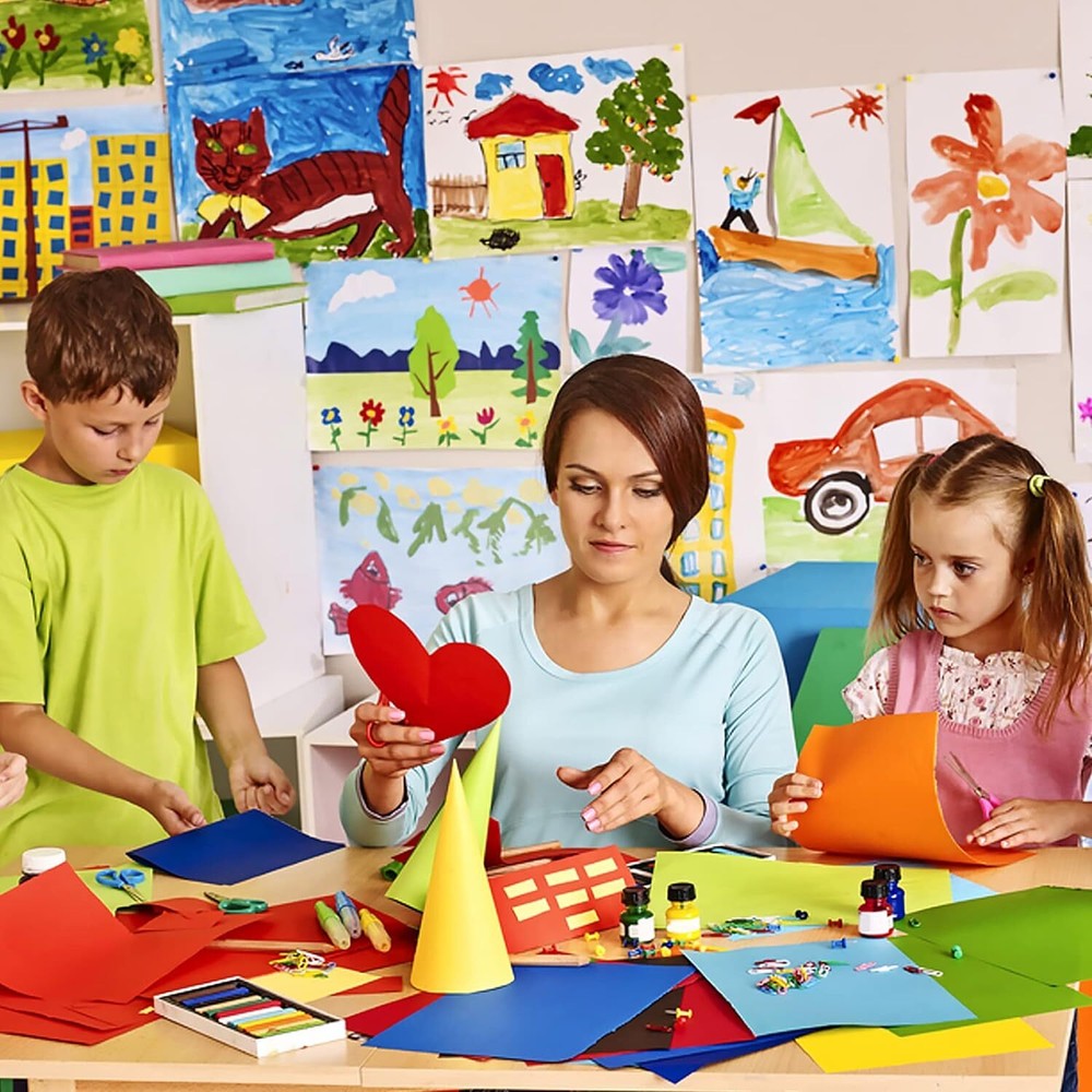 Scissors, 8" Scissors All Purpose, 4 Pack Heavy Duty, 4