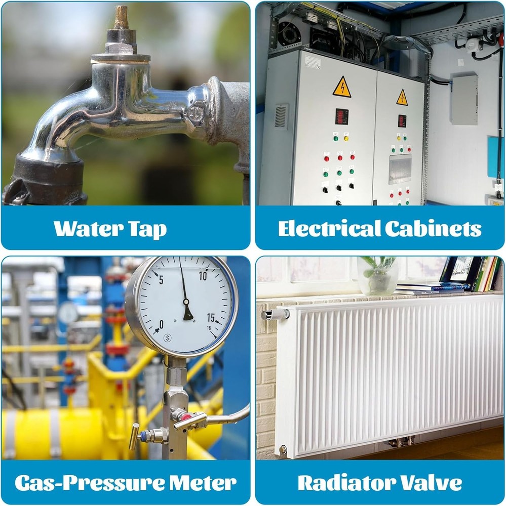 4 Way Water Key with Slotted & Phillips Screwdrivers Multi-Function Tool
