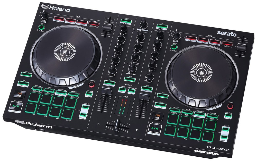 Roland DJ-202 DJ Controller w/ Case