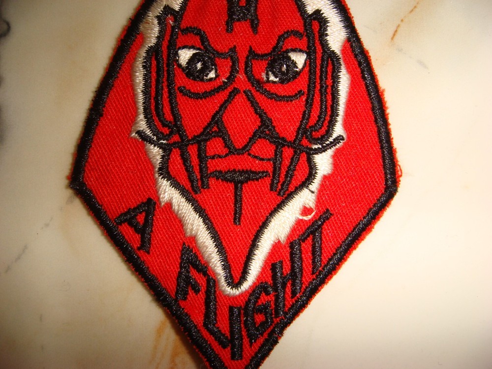 USAF A FLIGHT 431st FIGHTER INTERCEPTOR SQUADRON " RED DEVIL " PATCH