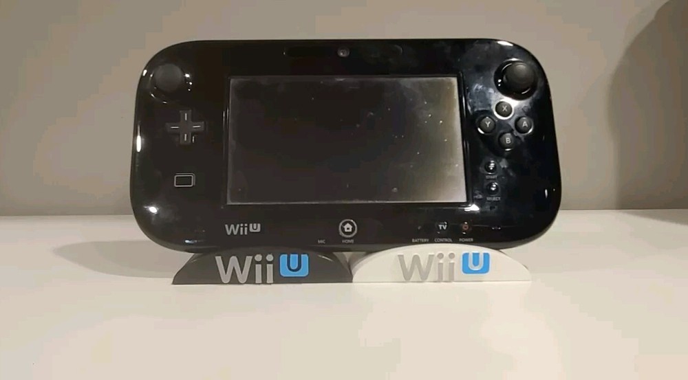 Wii U Gamepad Stand 3d Printed Art